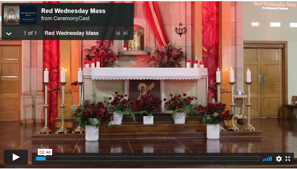 red wed mass pic